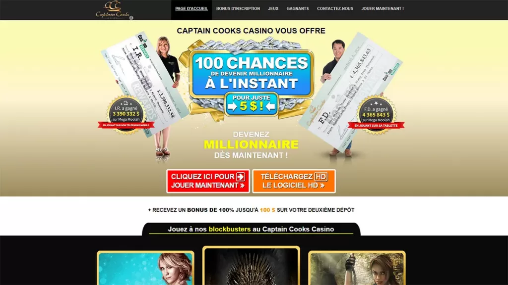 captain Cooks Online Casino