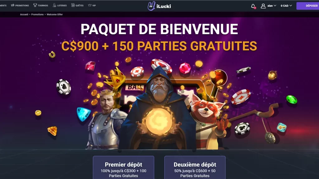 iLucki Casino welcome bonus