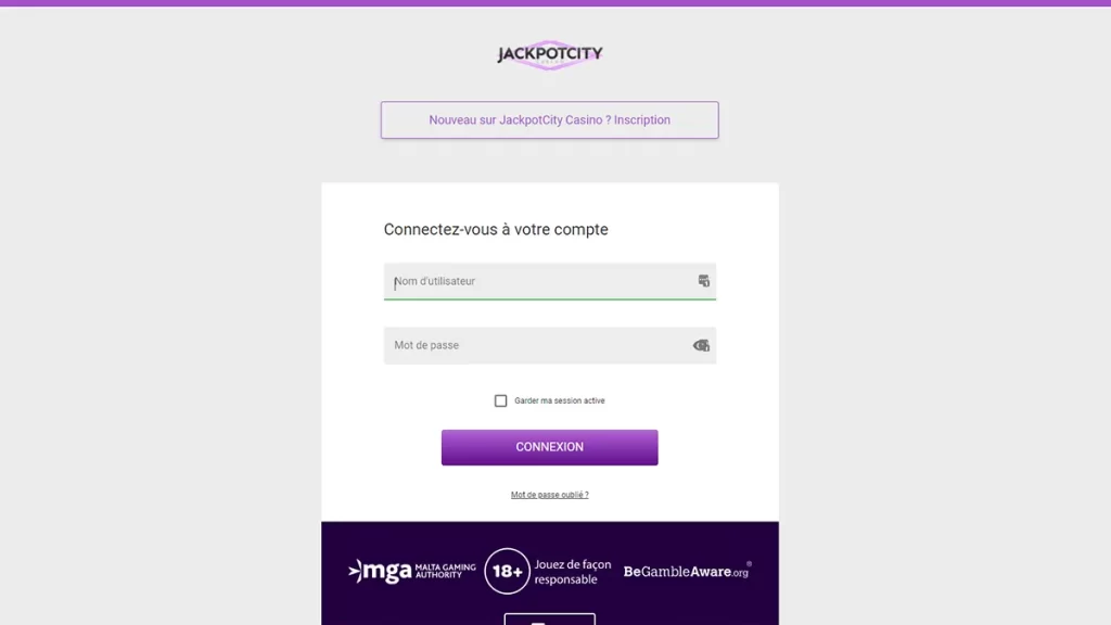 Jakcpot City Login